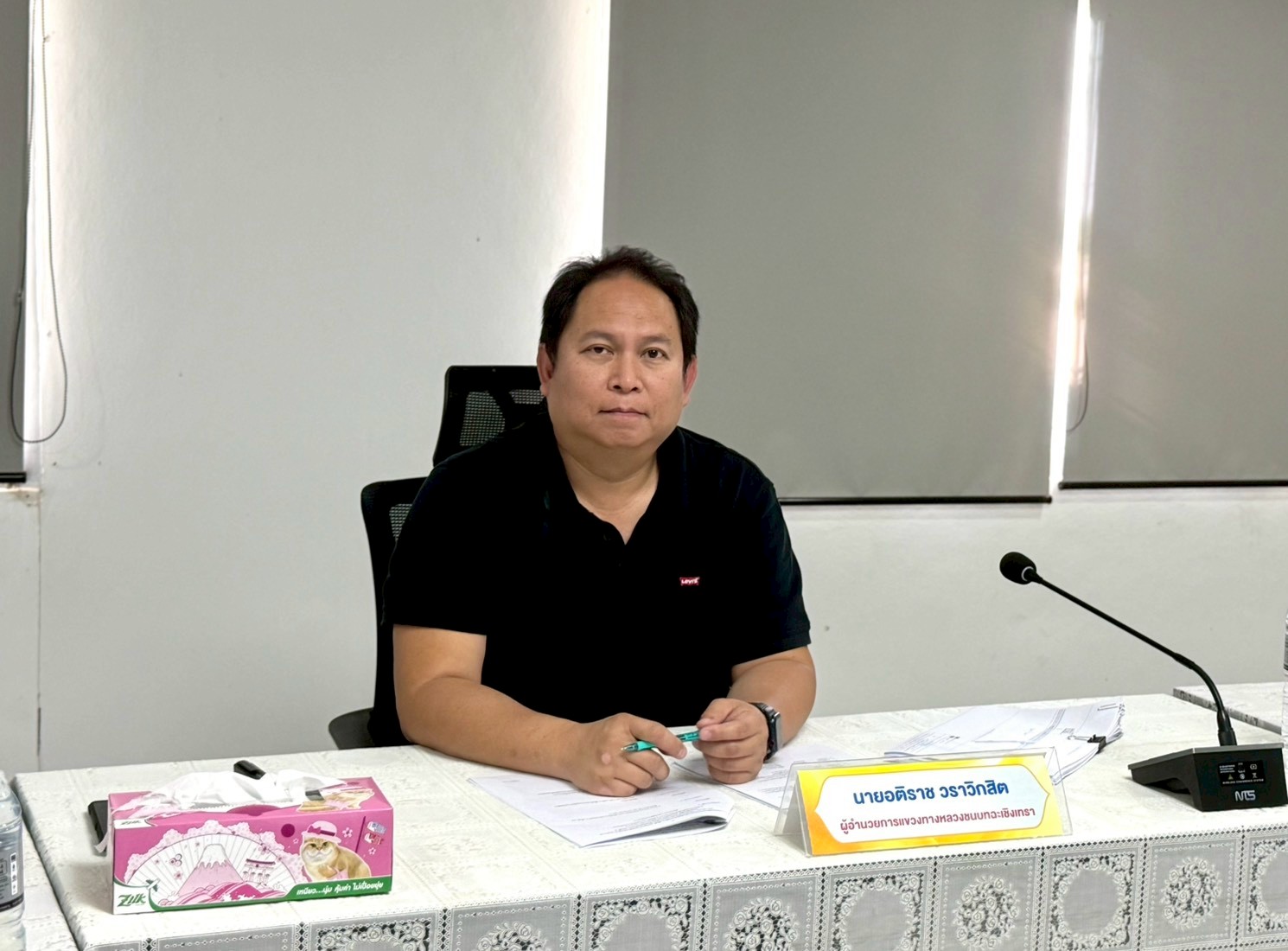 ผอ.แขวงตรวจติดตามงานก่อสร้างครั้งที่ 12